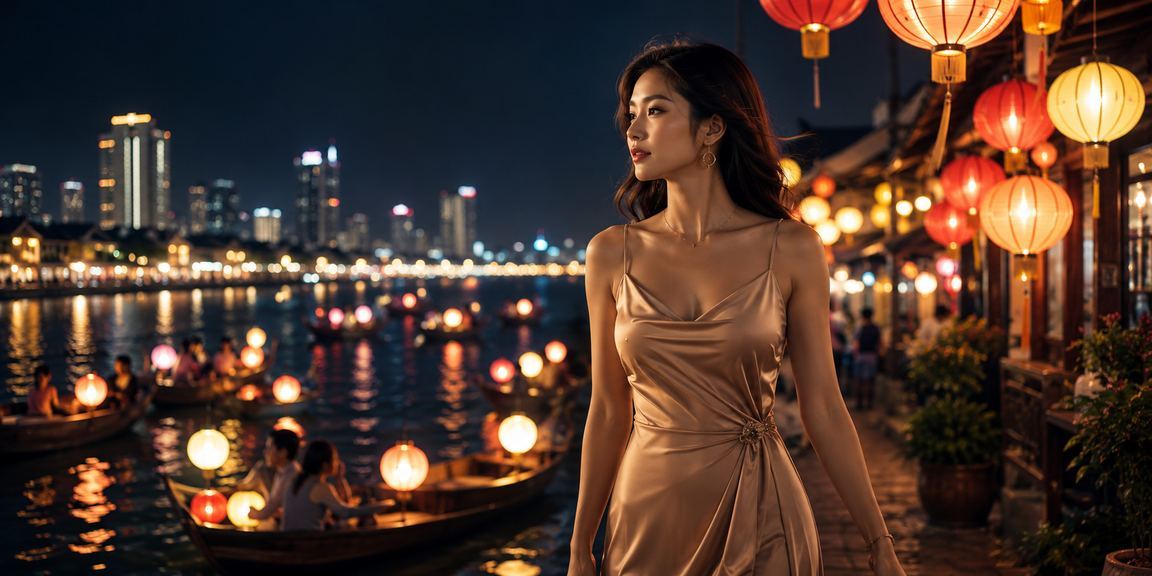 Cảnh chợ đêm Sài Gòn đầy sắc màu và nhộn nhịp